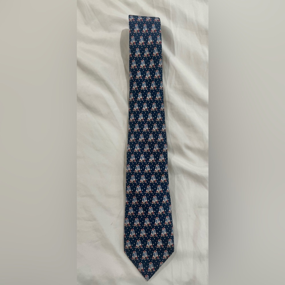 Men's Vineyard Vines Navy New England Patriots Tie